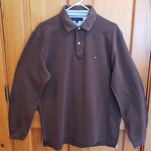 Tommy Hilfiger Men's Long Sleeve Polo Shirt, Size: L